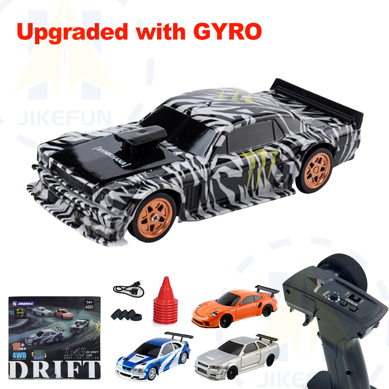 Rc Drift Car Kit - อัพเกรด Gyro 1/43 RC Drifting รถแข่ง