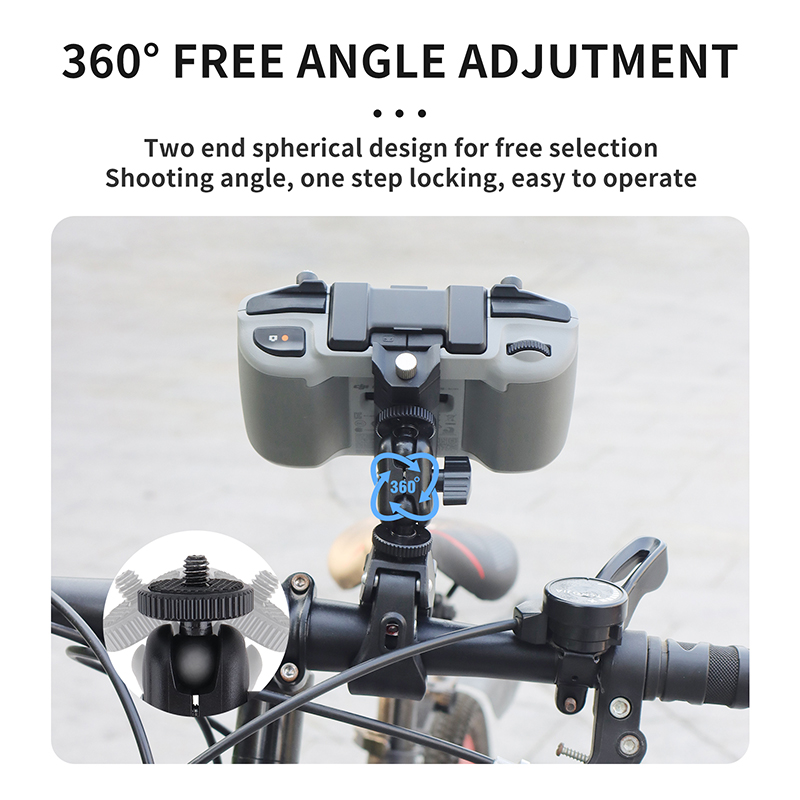 Drone Bike Rc - ขายึดจอยควบคุม DJI RC-N1/2/3 สำหรับติดตั้งบนจักรยาน/มอเตอร์ไซค์ สำหรับโดรน DJI