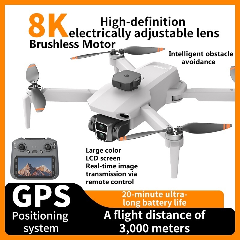Drone Gps Rc Tt36 - โดรน 8K ESC กล้องพร้อมระบบหลบหลีกสิ่งกีดขวาง GPS กลับอัตโนมัติ