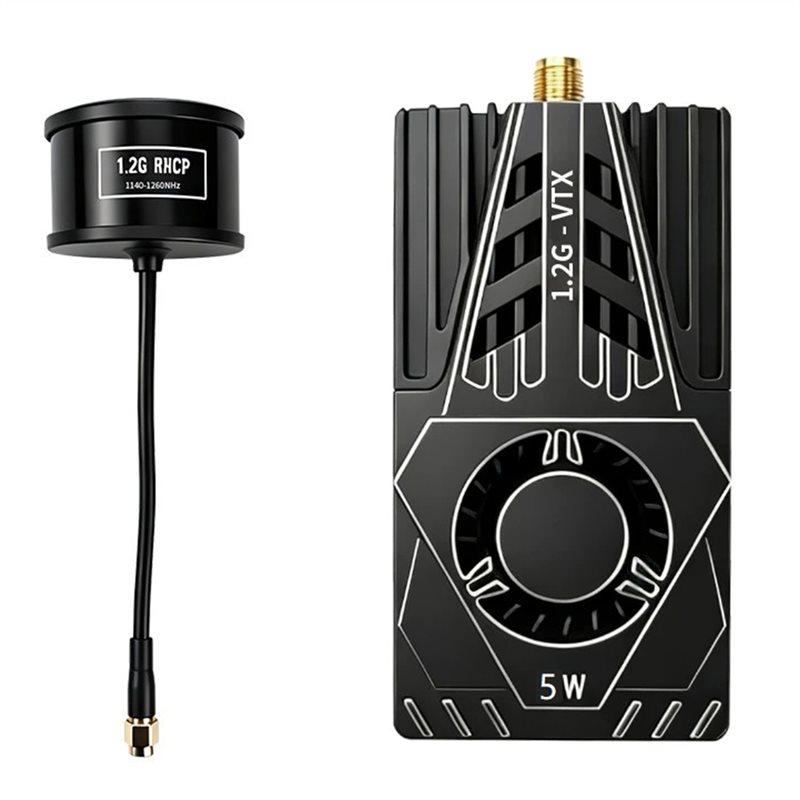 Vtx Video Transmitter - VTX สำหรับเครื่องส่งสัญญาณวิดีโอ FPV 1.2Ghz 5W พร้อมเสาอากาศ