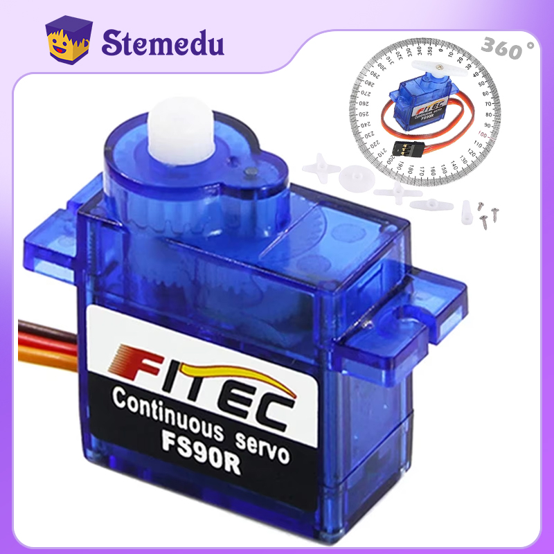 Rc Car Servo - Feetech Mini FS90R Micro Servo หมุนต่อเนื่อง