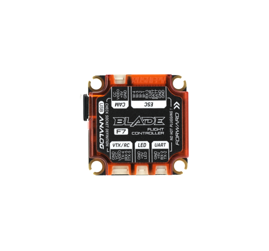Flight Controller - RUSH BLADE F722 V2 ตัวควบคุมการบินแบบอนาล็อก ICM42688P