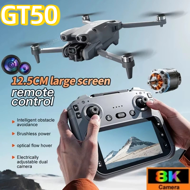Drone Gps Rc Tt36 - โดรน GT50 RC 8K HD ถ่ายภาพทางอากาศ