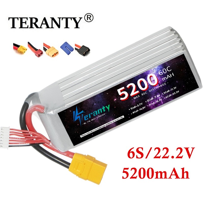 Rc Drift Car Kit - Teranty 6S 5200mAh LiPo แบตเตอรี่22.2V 60C