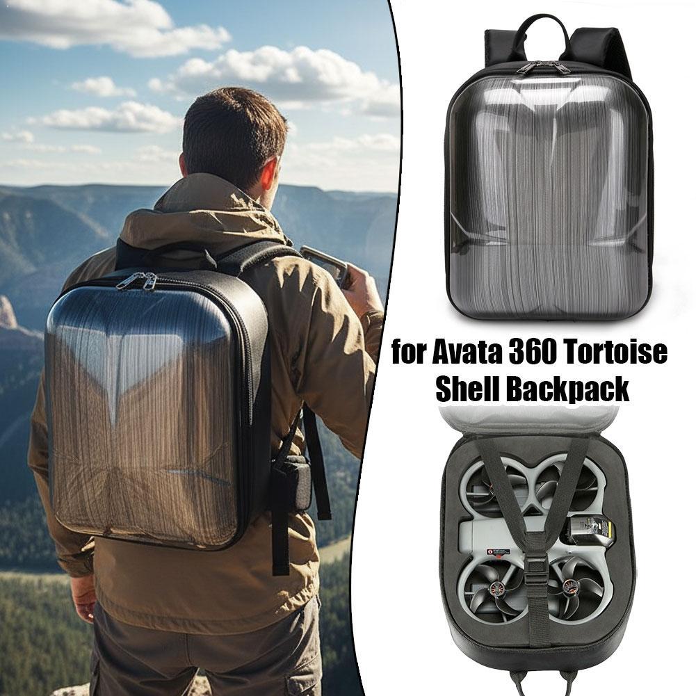 Drone Carrying Bag - กระเป๋าเป้สะพายหลังแบบแข็งสำหรับดีเจไอ อวาต้า 360 โดรน บอดี้&รีโมทคอนโทรล กระเป๋าใส่ของแบบกันน้ำ