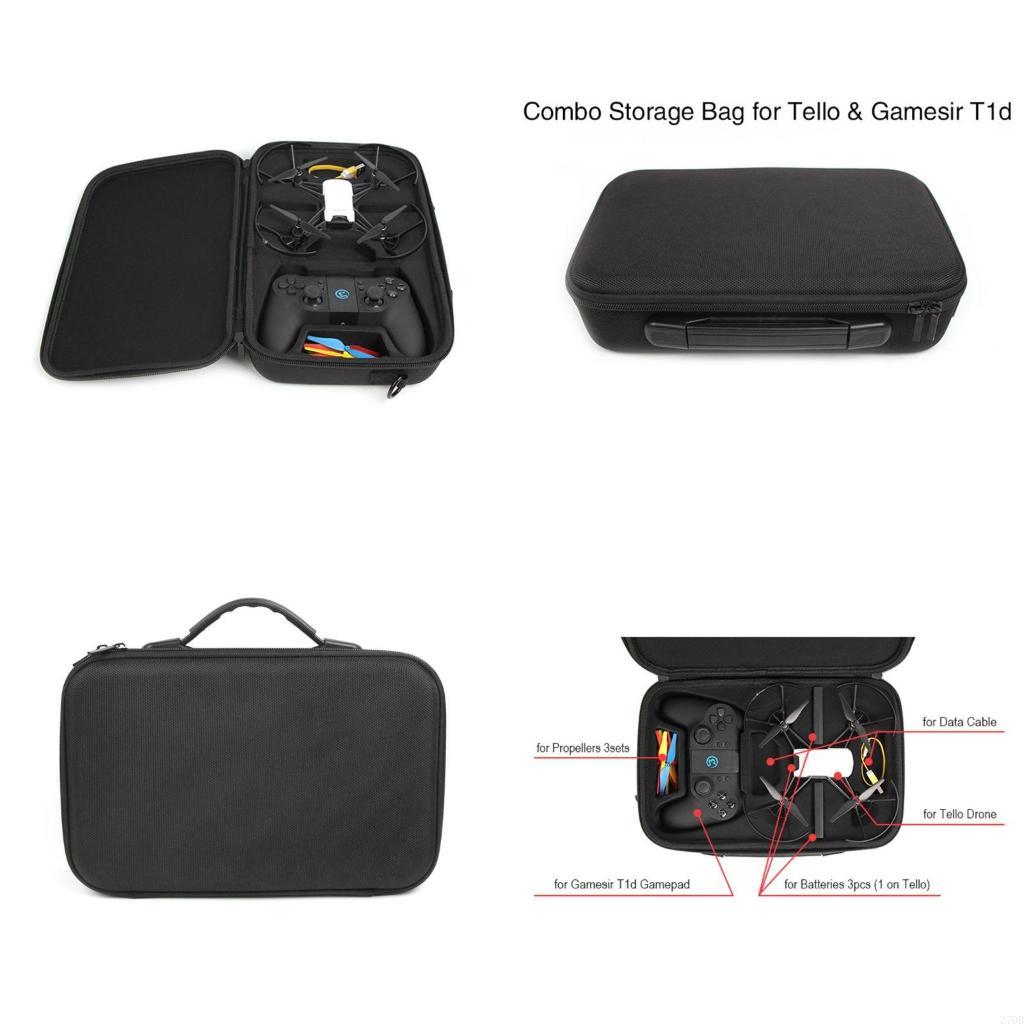 Drone Carrying Bag - EVA Travel สำหรับเคสแบตเตอรี่กระเป๋าถือสำหรับเคสสำหรับ Tello RC Quadcopter