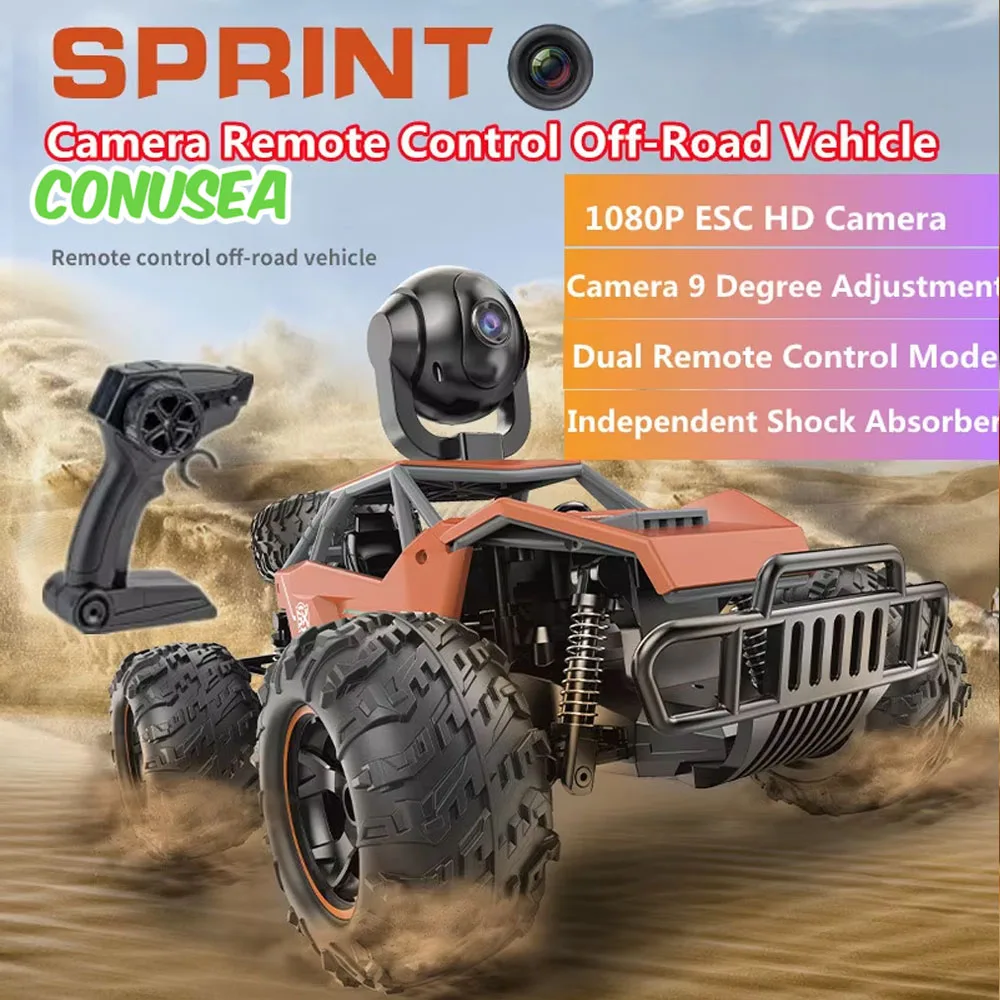 Drone Bike Rc - รถบังคับวิทยุ 1/14 พร้อมกล้อง 1080P 720P ตัวถังโลหะผสม
