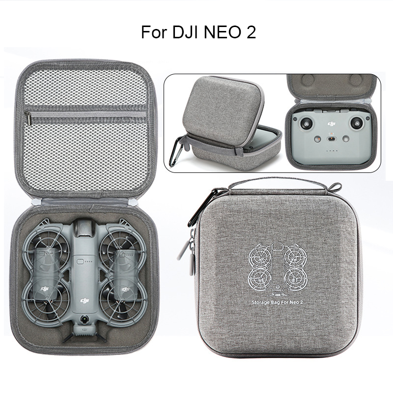 Drone Carrying Bag - กระเป๋าใส่โดรน DJI NEO 2 แบบกันกระแทก กระเป๋าแข็งพกพาสะดวกสำหรับ