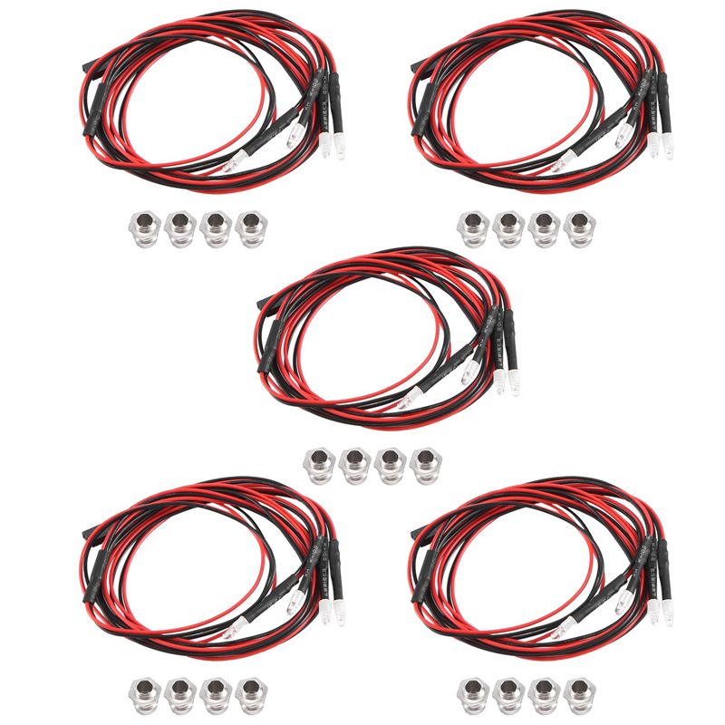 Rc Drift Car Kit - ชุดไฟ LED 4 ดวง ขนาด 3