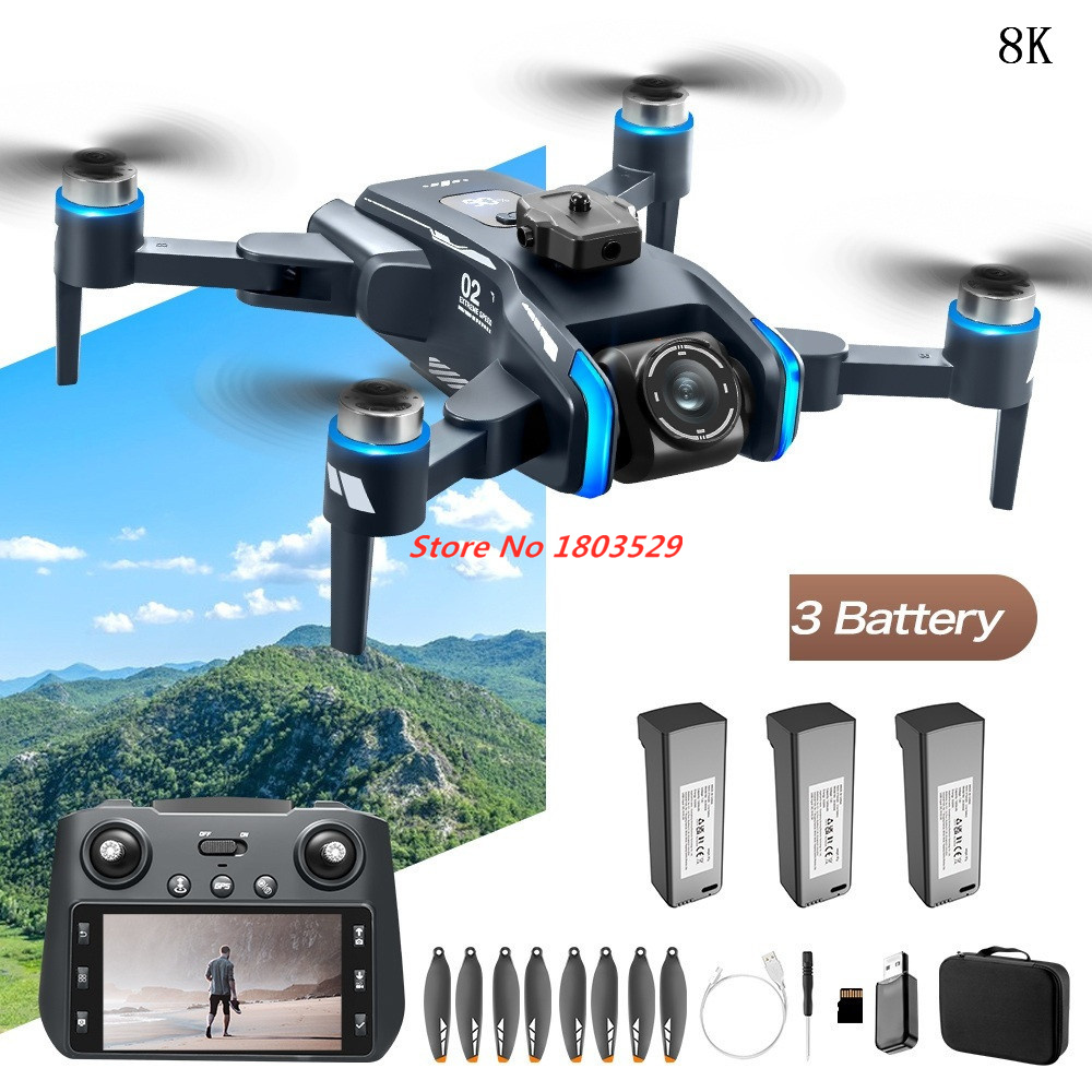 Drone Rc Fpv Manual - โดรนบังคับวิทยุ 8K Brushless พร้อมระบบหลบหลีกสิ่งกีดขวาง WIFI FPV