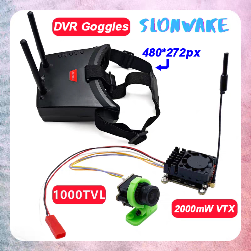 Vtx Video Transmitter - ชุดส่งสัญญาณภาพและวิดีโอไร้สาย FPV VTX 5.8Ghz 2W ระยะไกลกว่า