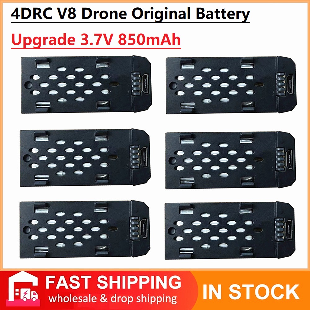 Drone Rc Ufo - 4DRC V8 Drone แบตเตอรี่เดิม 3.7V 850MAh