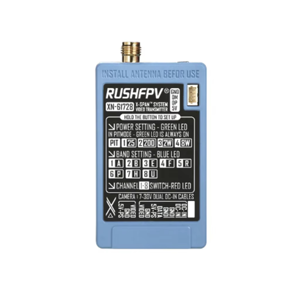 RUSHFPV 6.1‑7.2G 8W X61728 VTX - Vtx Video Transmitter บทวิจารณ์และราคา