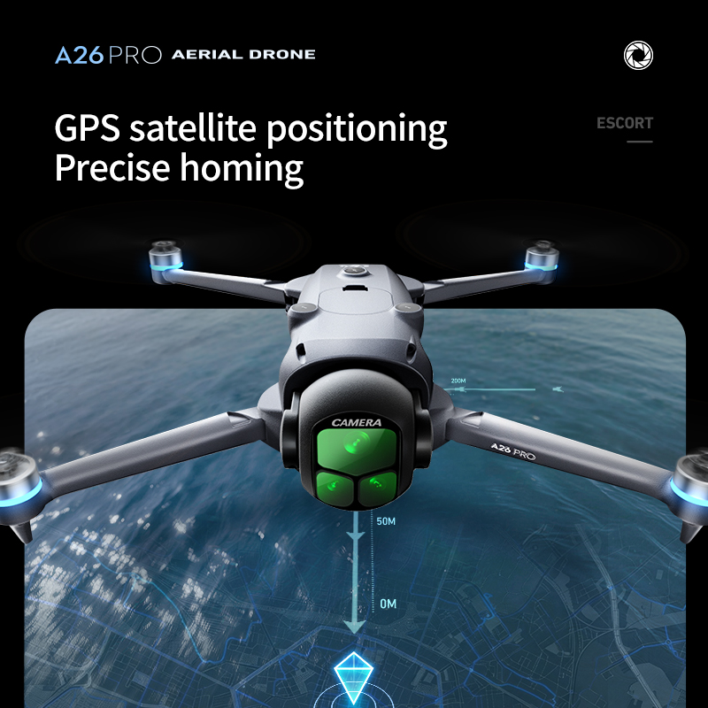 โดรน A26Pro Lenovo Smart พร้อม - Drone Smart Rc Foldable บทวิจารณ์และราคา