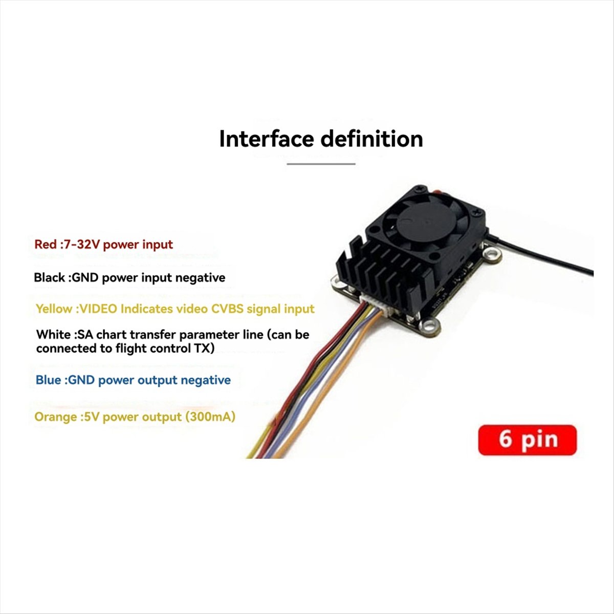 5.8G 2W VTX 2000mW โมดูลส่งสัญ - Vtx Video Transmitter บทวิจารณ์และราคา