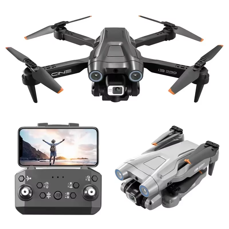 โดรนโดรน i3 Pro: กล้อง ESC คู่ - Drone Smart Rc Foldable บทวิจารณ์และราคา