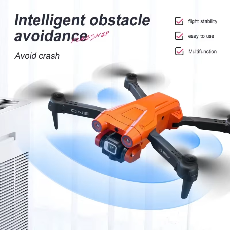 โดรนโดรน i3 Pro: กล้อง ESC คู่ - Drone Smart Rc Foldable บทวิจารณ์และราคา