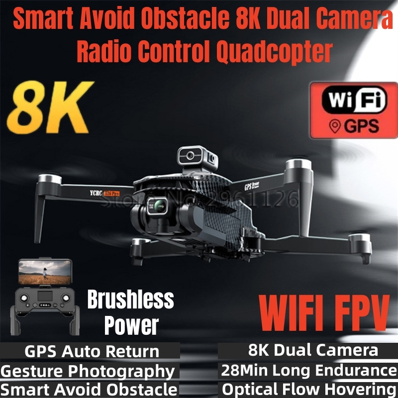 โดรนอัจฉริยะ8K โดรนบังคับระยะไ - Drone Rc Fpv Manual บทวิจารณ์และราคา