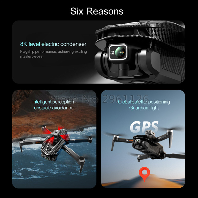 โดรนอัจฉริยะ8K โดรนบังคับระยะไ - Drone Rc Fpv Manual บทวิจารณ์และราคา