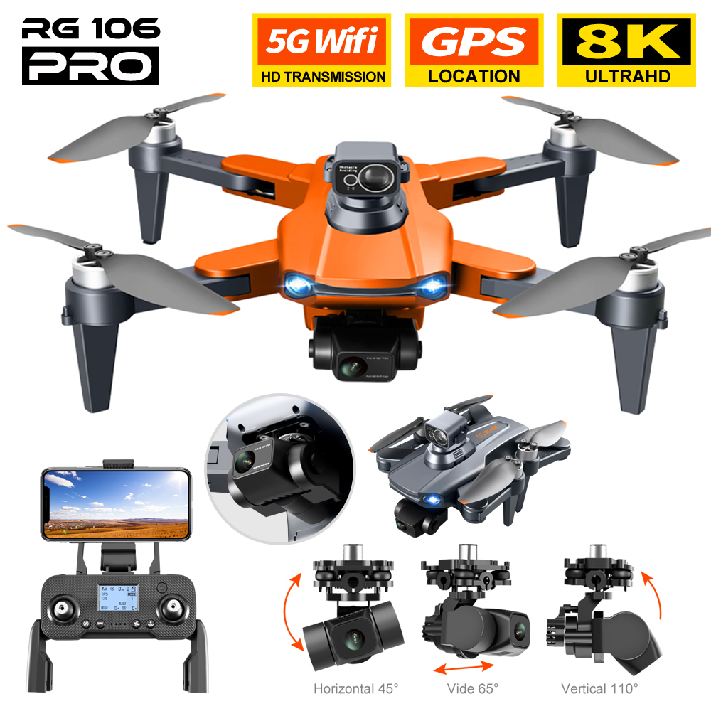 RG106 PRO Drone 8K กล้อง Profe - Drone Rc Fpv Manual บทวิจารณ์และราคา