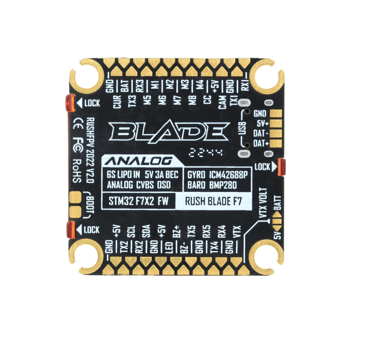 RUSH BLADE F722 V2 ตัวควบคุมกา - Flight Controller บทวิจารณ์และราคา