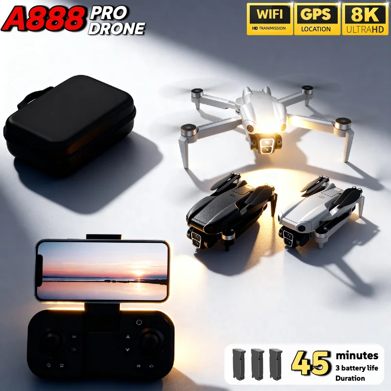 เลโนโว A888 โดรนพับได้ 8K HD 4 - Drone Smart Rc Foldable บทวิจารณ์และราคา