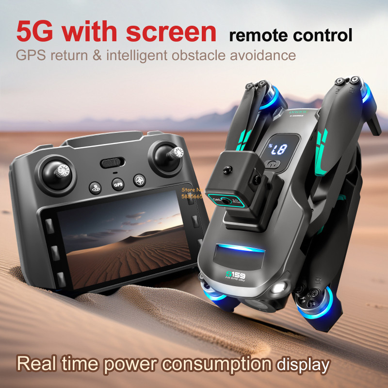 8K กล้องคู่ 5G WIFI FPV รีโมทค - Drone Gps Rc Tt36 บทวิจารณ์และราคา