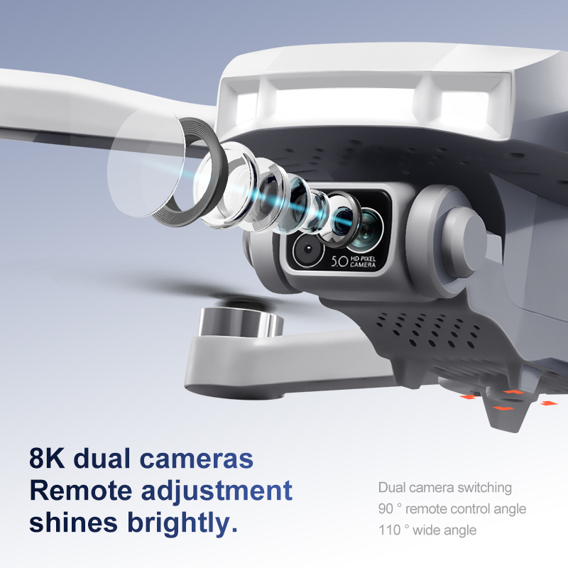 โดรนควบคุมระยะไกลแบบพับได้ จอใ - Drone Smart Rc Foldable บทวิจารณ์และราคา