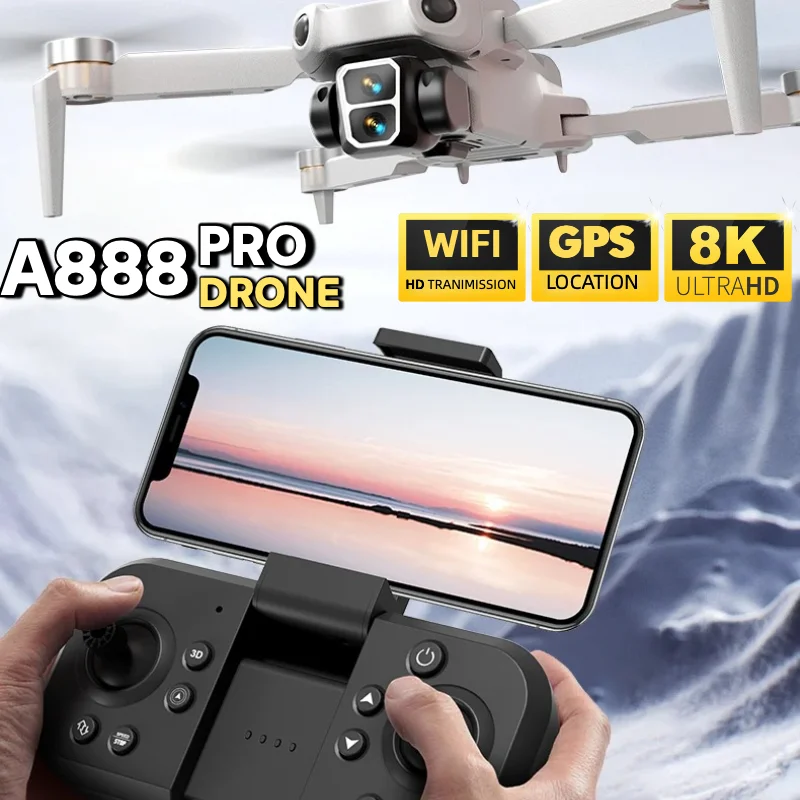 เลโนโว A888 โดรนพับได้ 8K HD 4 - Drone Smart Rc Foldable บทวิจารณ์และราคา