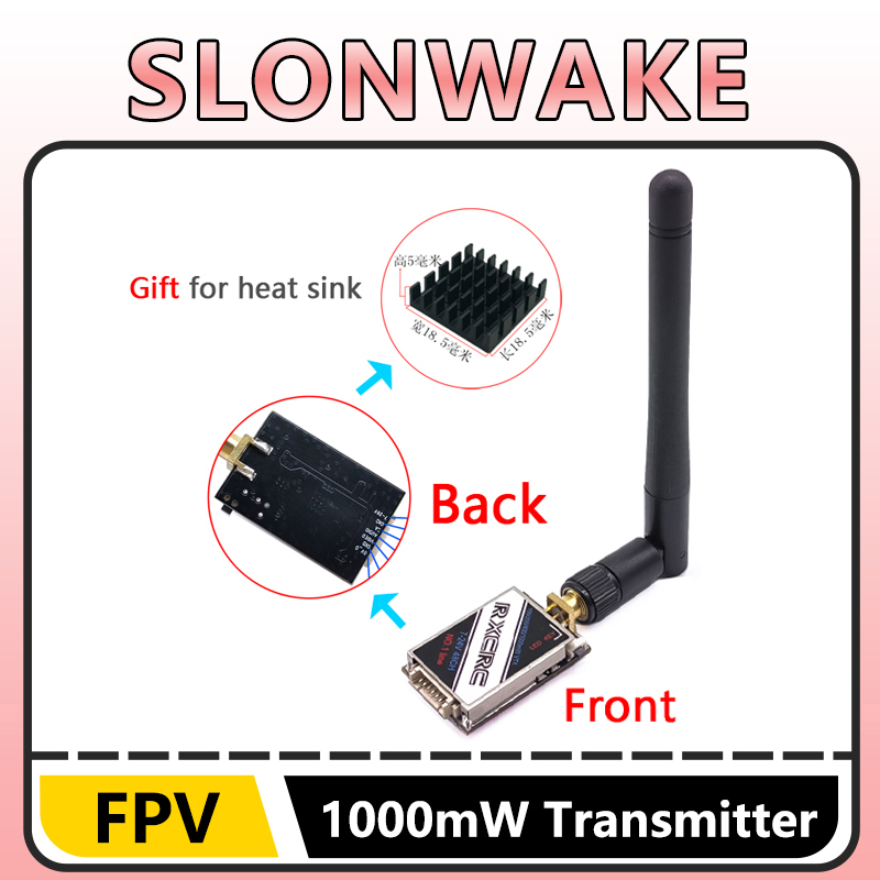 SLONWAKE 5.8G 48CH 1W VTX 100/ - Vtx Video Transmitter บทวิจารณ์และราคา
