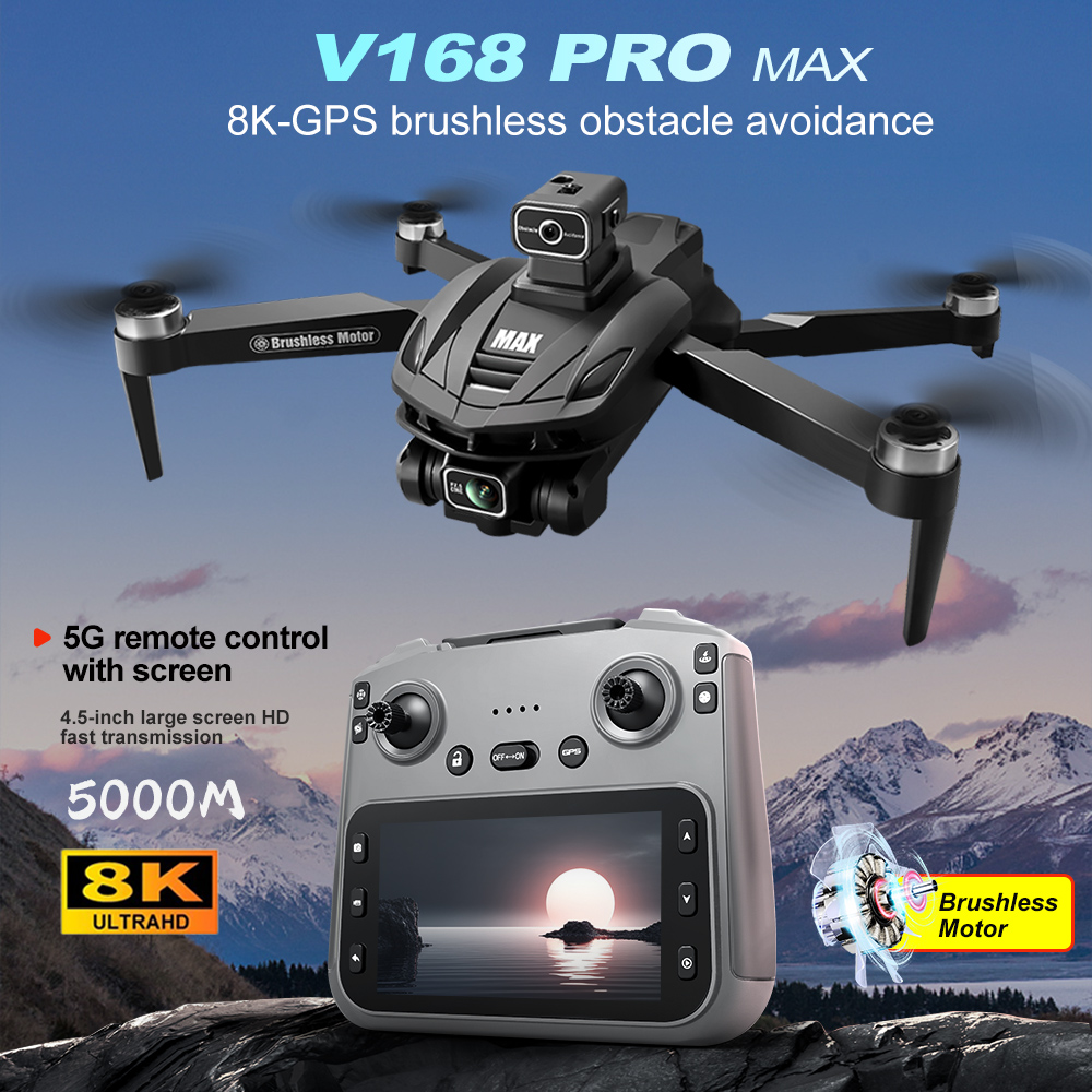 V168 PRO Max GPS Drone 8K Prof - Drone Gps Rc Tt36 บทวิจารณ์และราคา