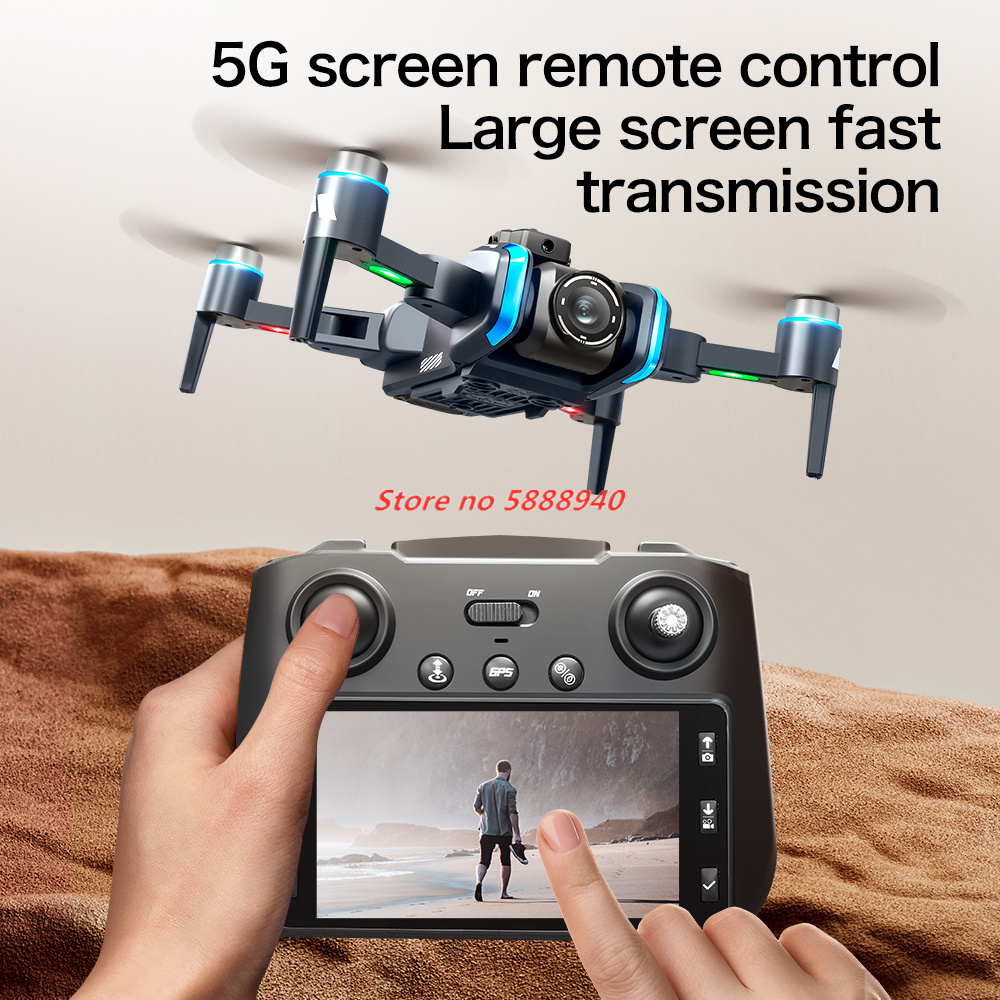 โดรนจอ GPS ระดับมืออาชีพ กล้อง - Drone Rc Fpv Manual บทวิจารณ์และราคา
