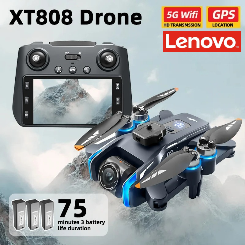 โดรน Lenovo XT808 Pro MAX 4K ร - Drone Gps Rc Tt36 บทวิจารณ์และราคา