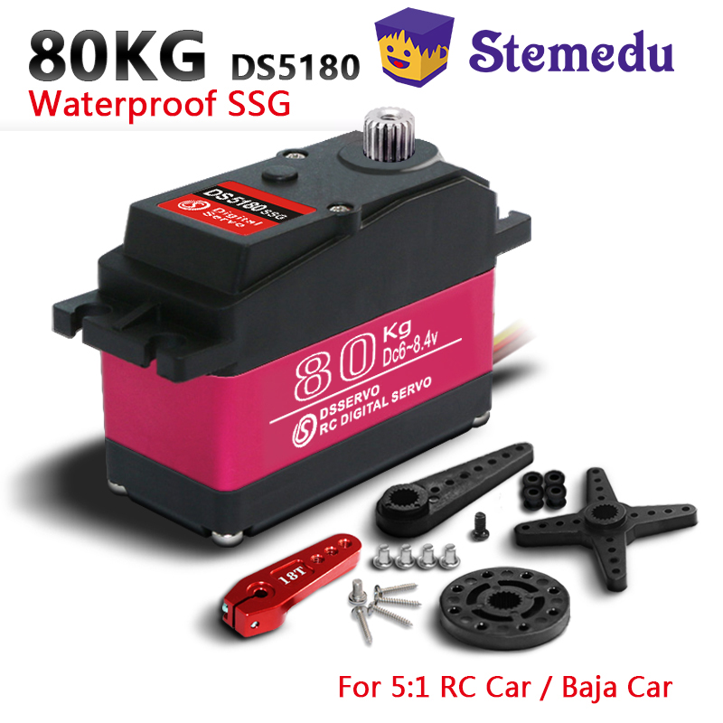Dsservo กันน้ํา DS5180 80KG แร - Rc Car Servo บทวิจารณ์และราคา