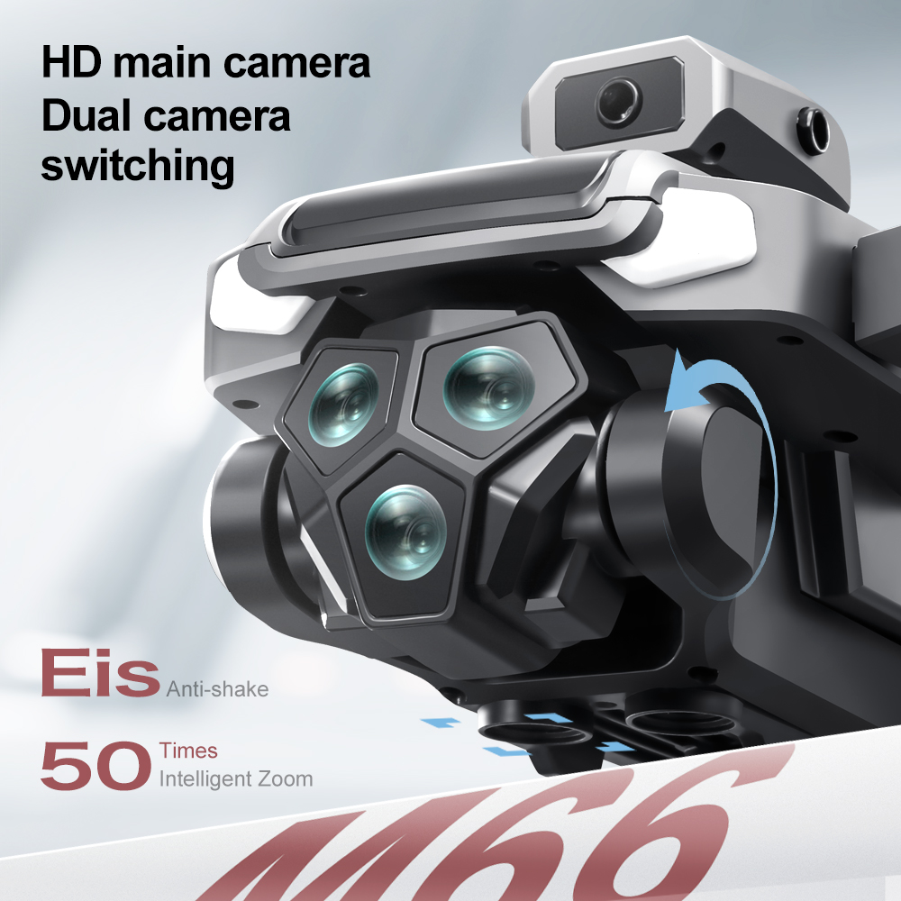 โดรน GISAEV M66 พร้อมรีโมทหน้า - Drone Smart Rc Foldable บทวิจารณ์และราคา