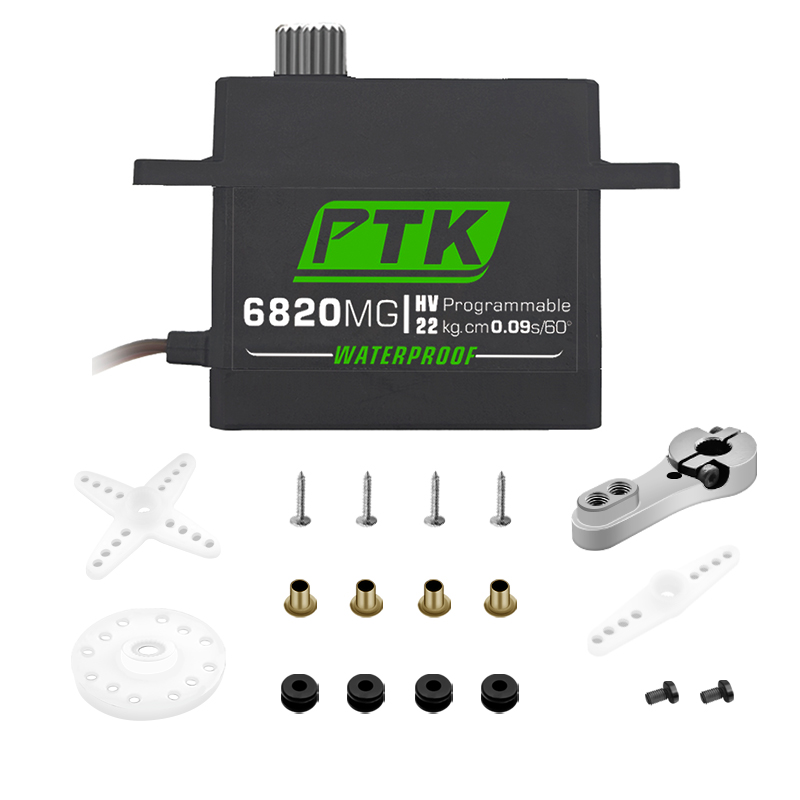 PTK servo เกียร์โลหะ 20Kg 30Kg - Rc Car Servo บทวิจารณ์และราคา
