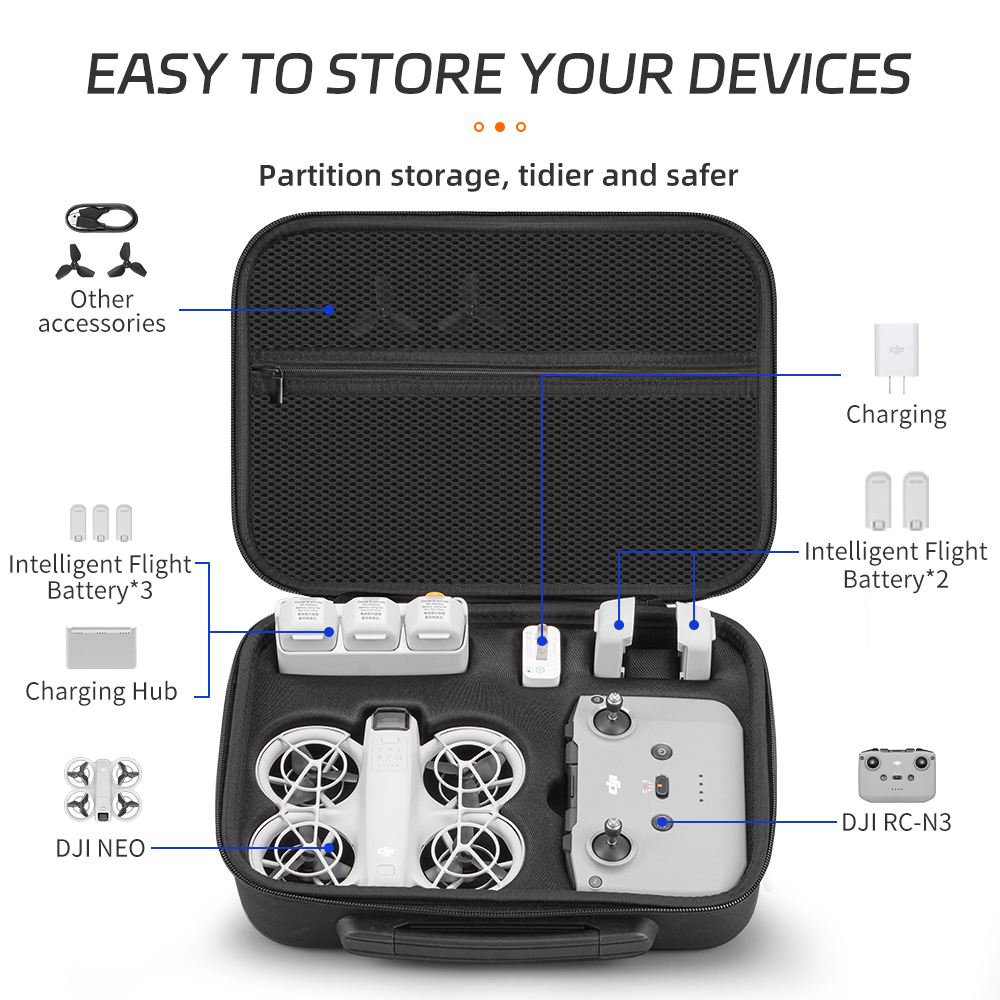 กระเป๋าใส่ XFJI สำหรับ DJI NEO - Drone Carrying Bag บทวิจารณ์และราคา